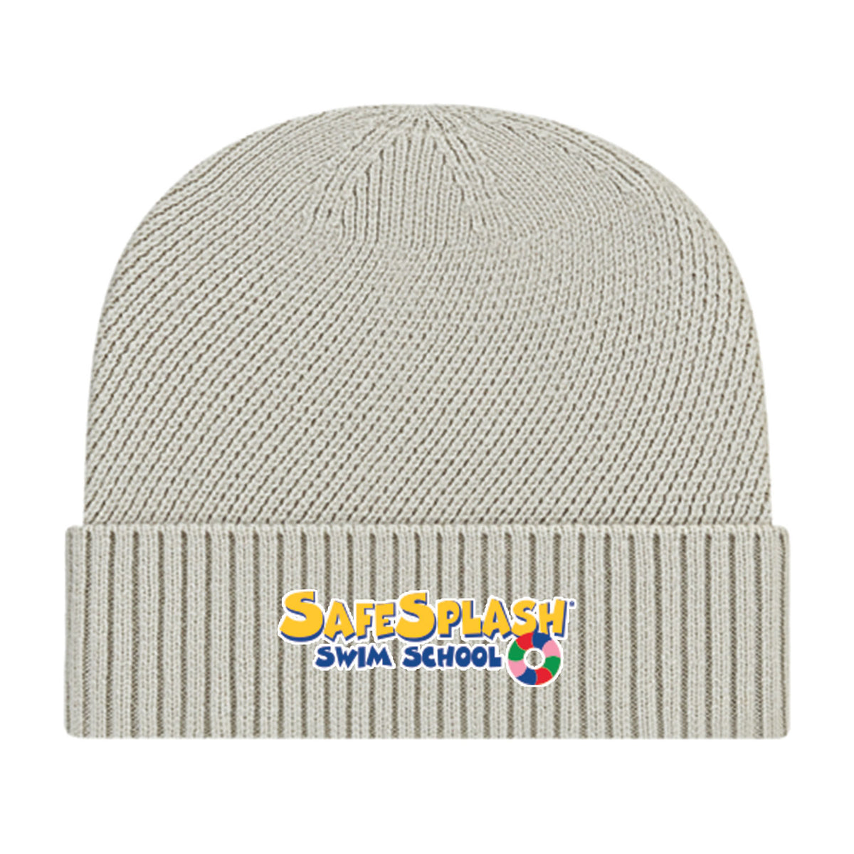 SafeSplash Swim School: Premium Recycled Knit Cap with Cuff