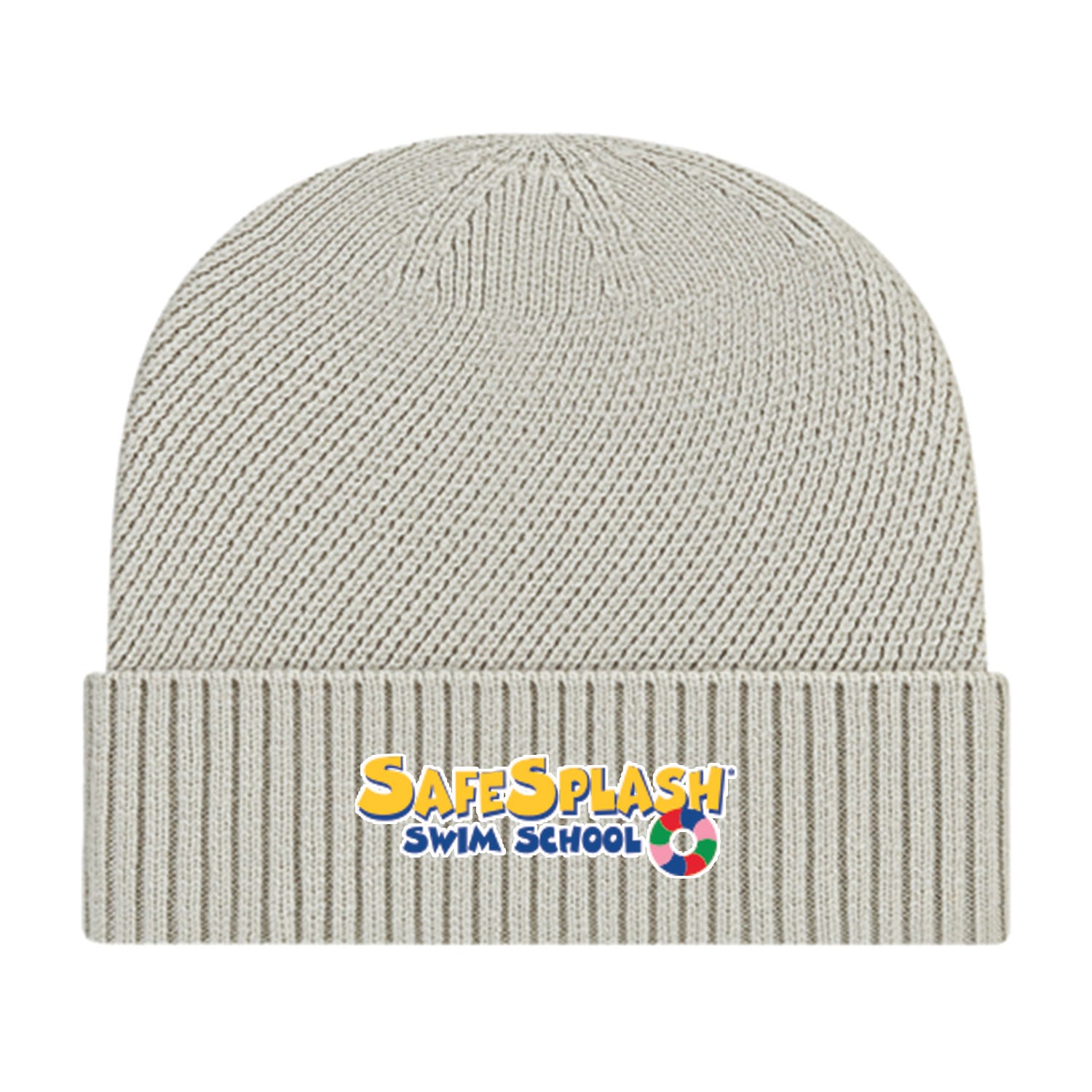 SafeSplash Swim School: Premium Recycled Knit Cap with Cuff