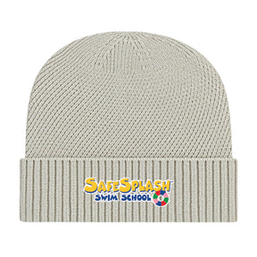 SafeSplash Swim School: Premium Recycled Knit Cap with Cuff